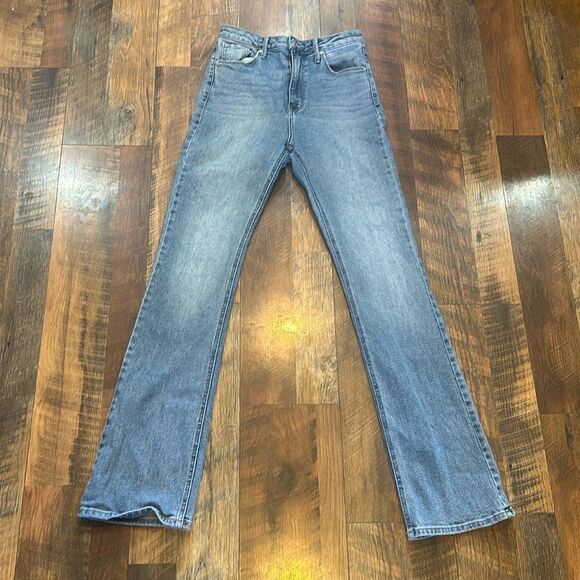 Just Black Women's Straight Leg Jeans - Blue - Picture 1 of 6